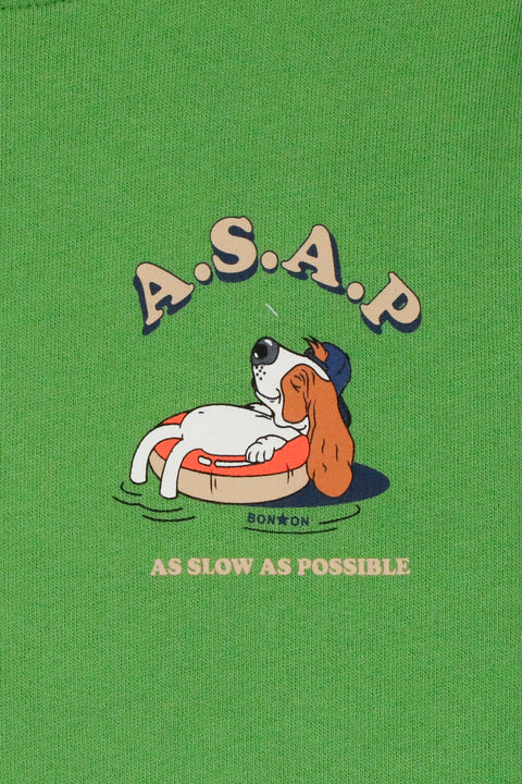 Sweat - Lennon vert smith illustration chien - Image principale