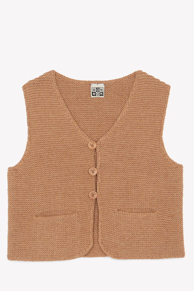 Gilet - Léon beige sieste - Image principale