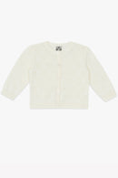Cardigan - Bonton ecru openwork vest