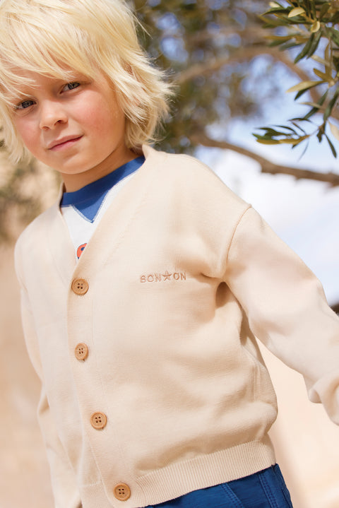 Cardigan - Lucas panna cotta - Image principale