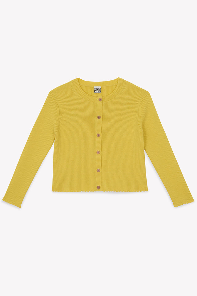 Cardigan - Lotta lemon knitted Ribbed - Image principale