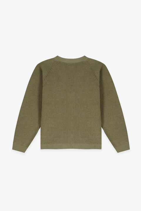 Cardigan - Lorenzo kaki kayak - Image principale