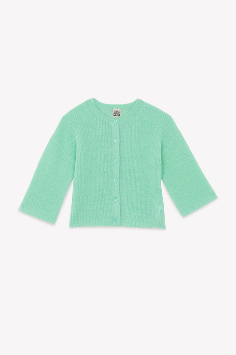 Cardigan - Lizbeth mint water Knitwearsided - Image principale