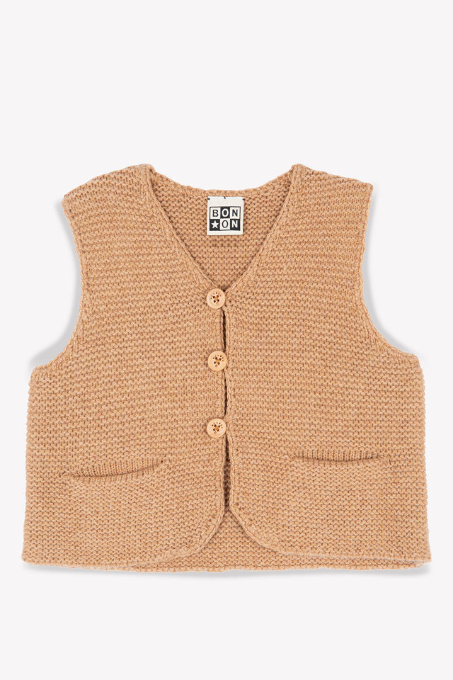 Gilet - Léon beige sieste - Image principale