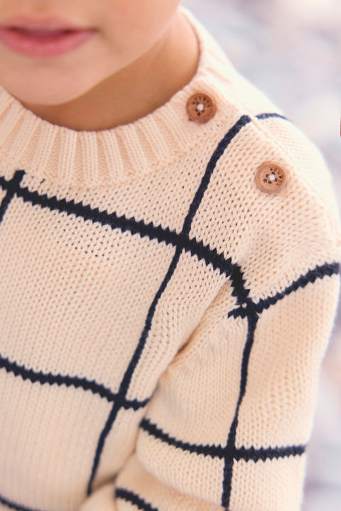 Pull - Misty écru bonton - Image principale