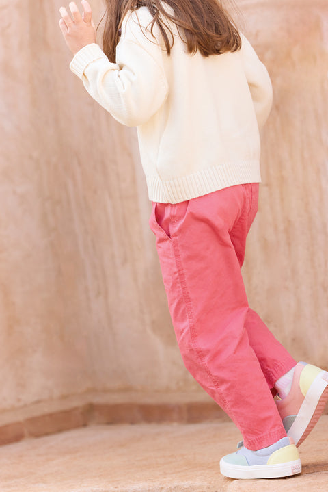 Pantalon - Léone rose charmant - Image principale