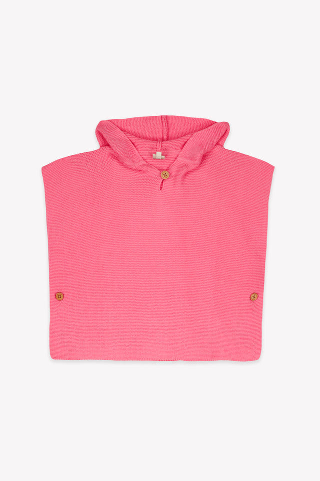 Sweater - Poncho Pink charming - Image principale