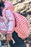 Backpack - Heart Pink dark