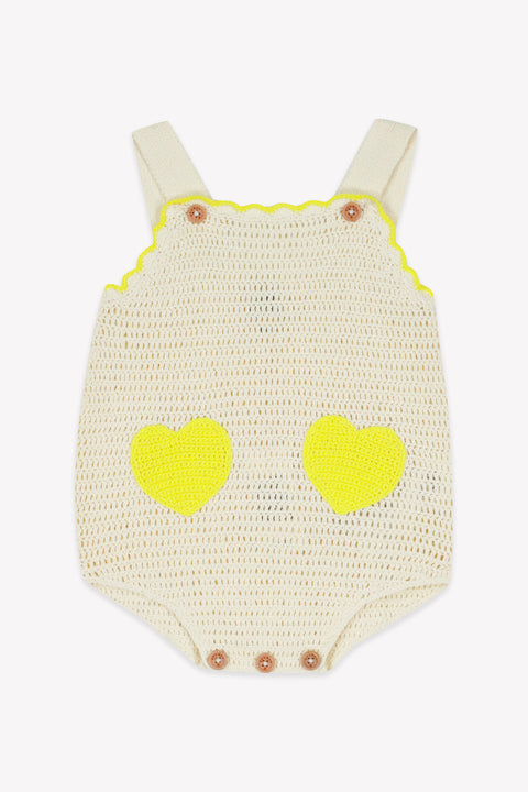 Jumpsuit - Loca ecru bonton - Image principale
