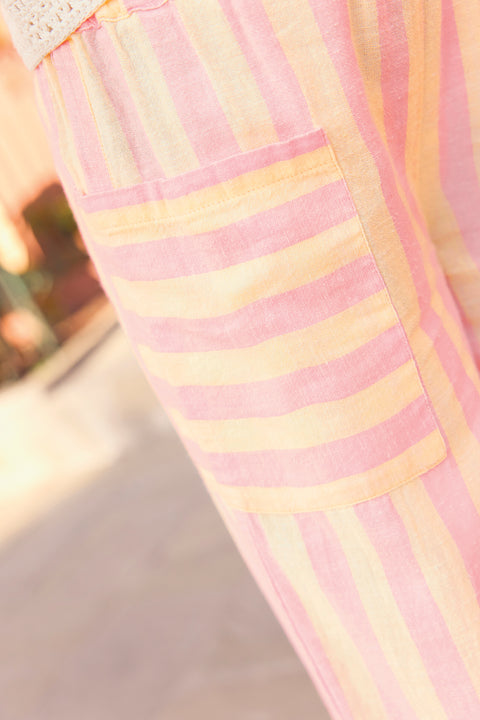 Trousers - Lauren striped deckchair - Image principale
