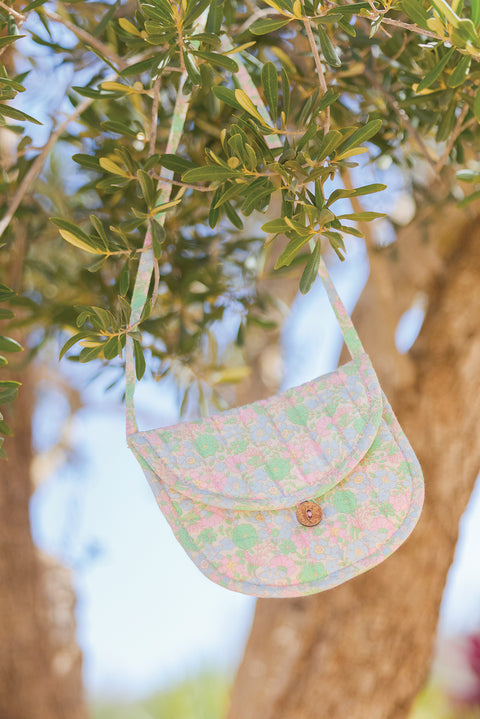 Sac à bandoulière - Léonie vintage flower - Image principale