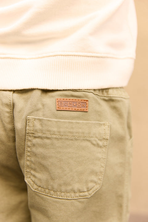 Short - Bermuda Lonely kaki kayak - Image principale