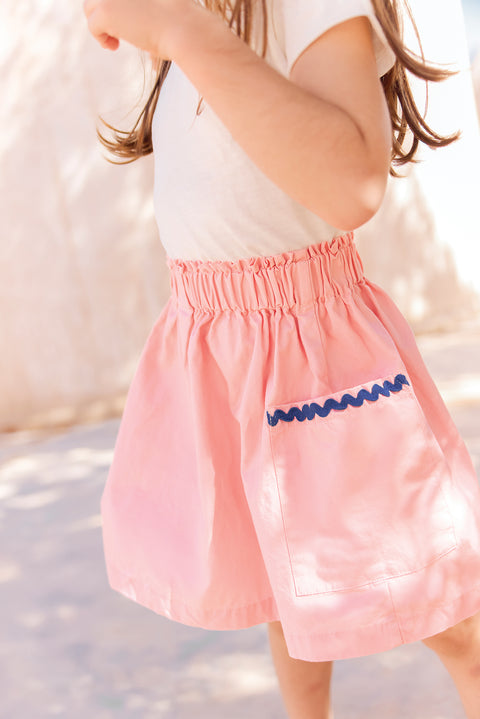 Jupe - Ruche rose gelato - Image principale