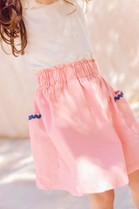 Jupe - Ruche rose gelato - Image principale