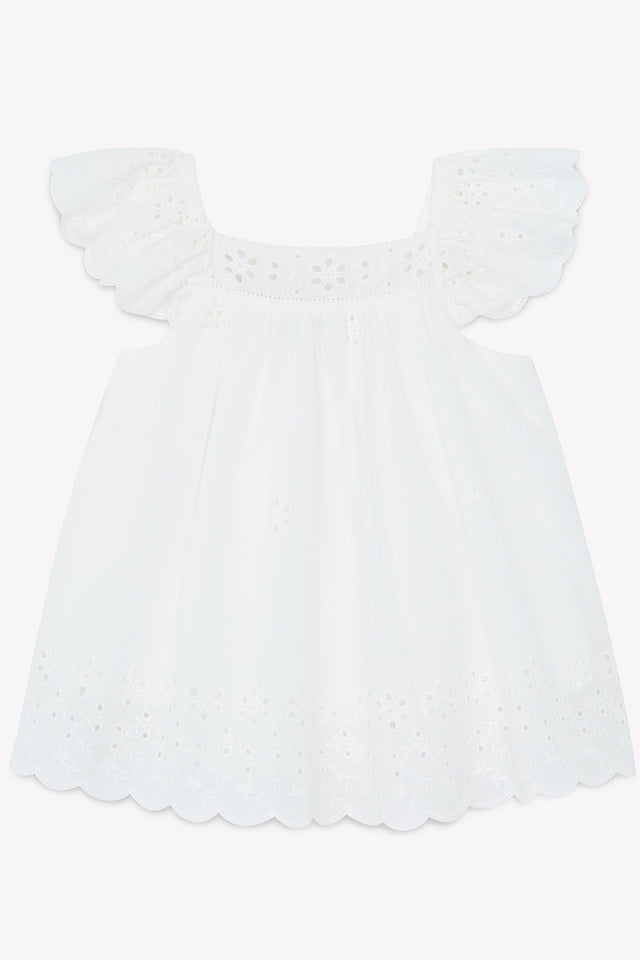 Robe - Laure écru bonton - Image principale