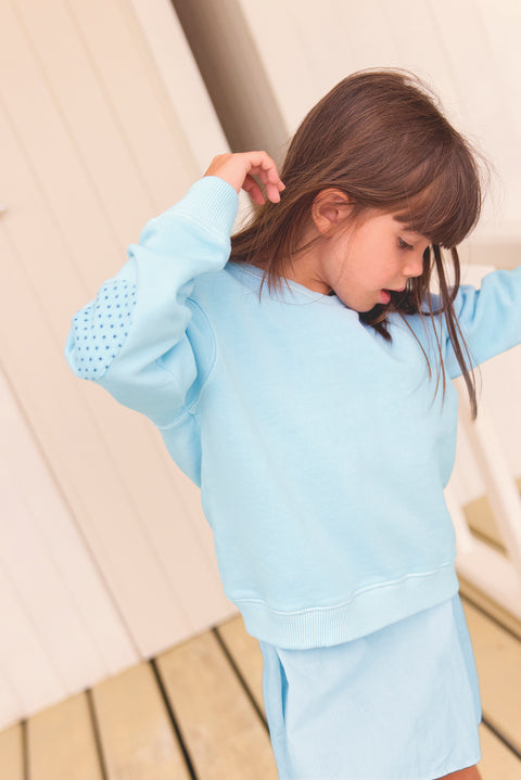 Sweat - Smile aqua surteint - Image principale