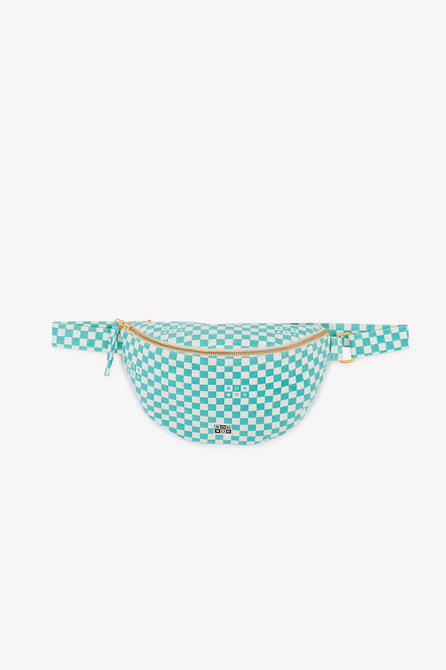 Bum bag - Checkerboard Blue Vintage - Image principale
