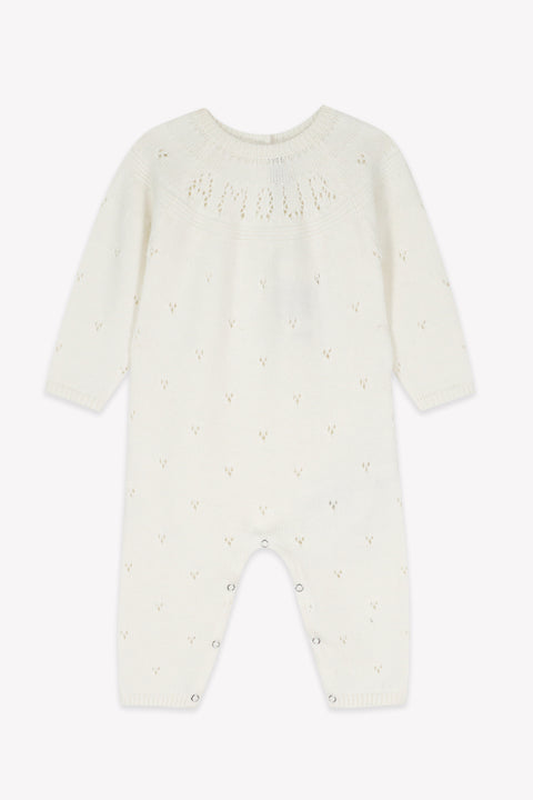 Jumpsuit - Lalaland ecru bonton "love" - Image principale