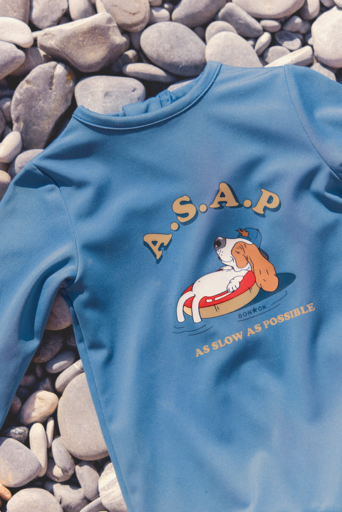 Swimsuit - Combi le surf Blue mediterranean - Image principale