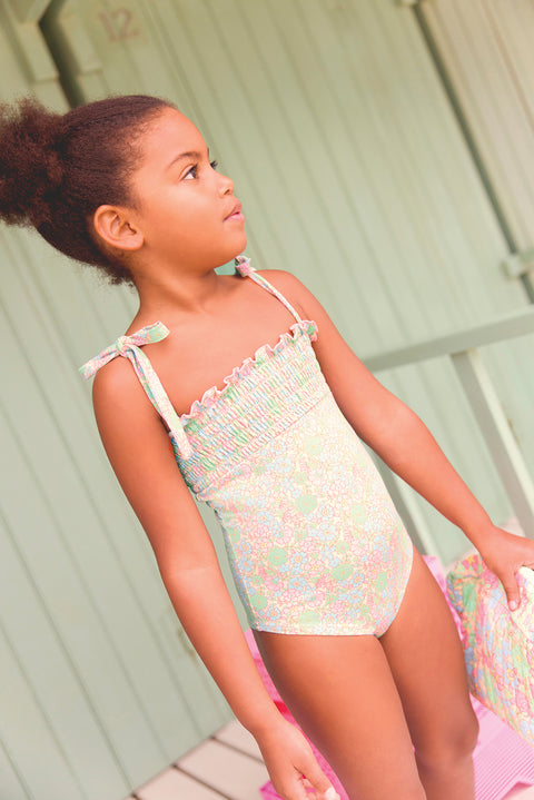 Swimsuit - Vintage Longboard Flower - Image principale