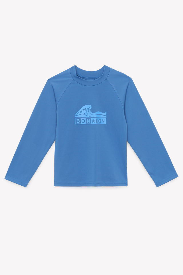 Swimsuit - T-shirt leash Blue Mediterranean - Image principale