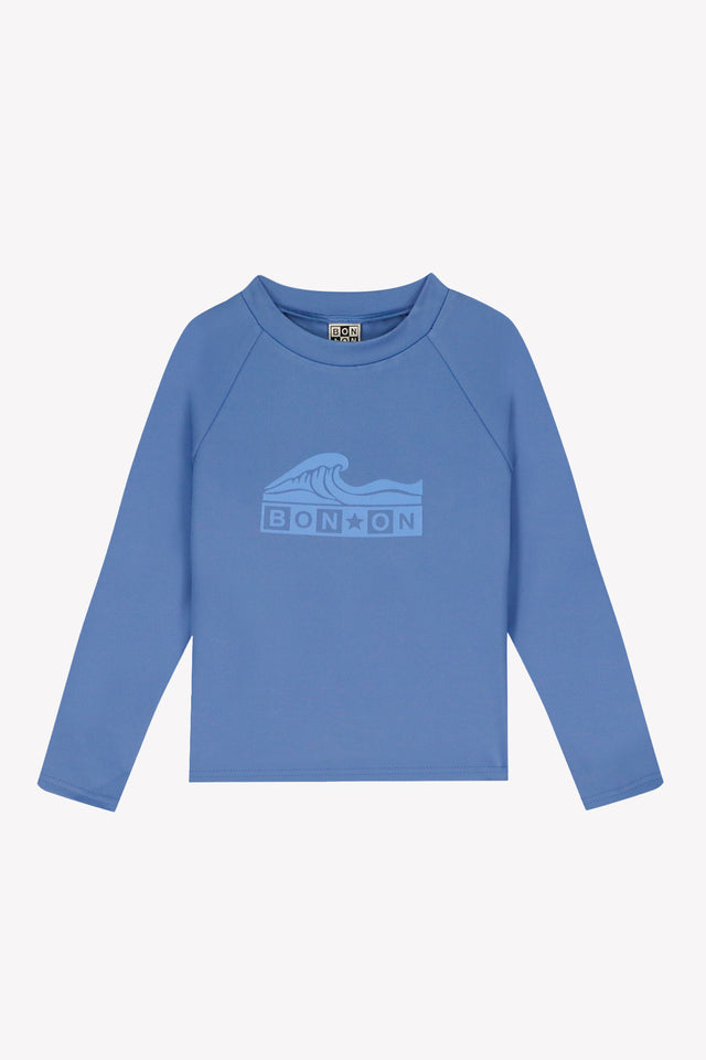 Maillot de bain - T-shirt leash bleu méditerranée - Image principale