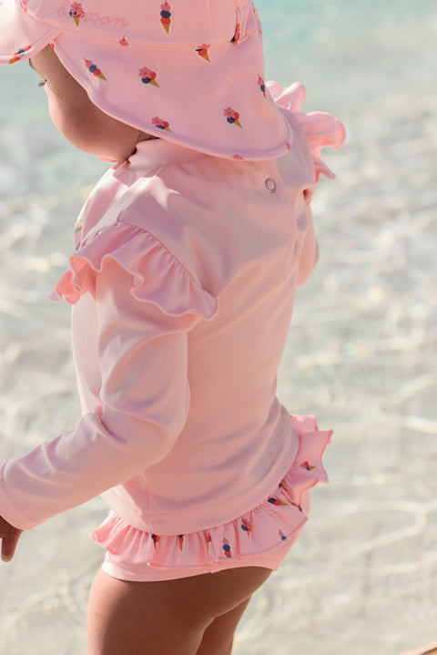 T-shirt - Anti-uv rose gelato - Image principale