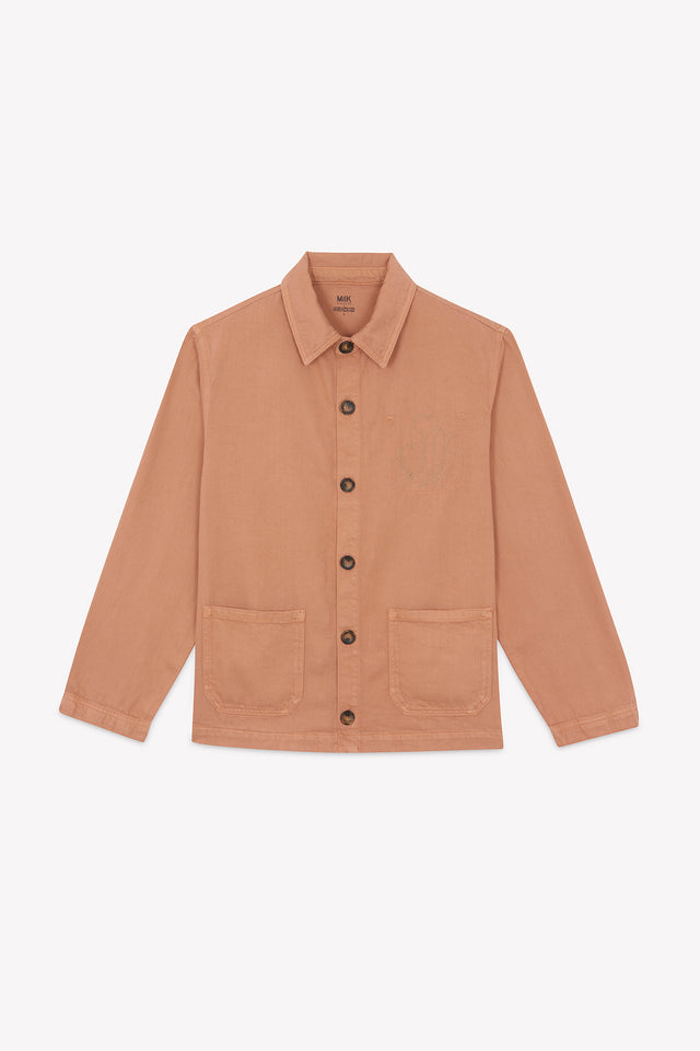 Veste - Violette Femme Cachou Bonton x MilK - Image principale