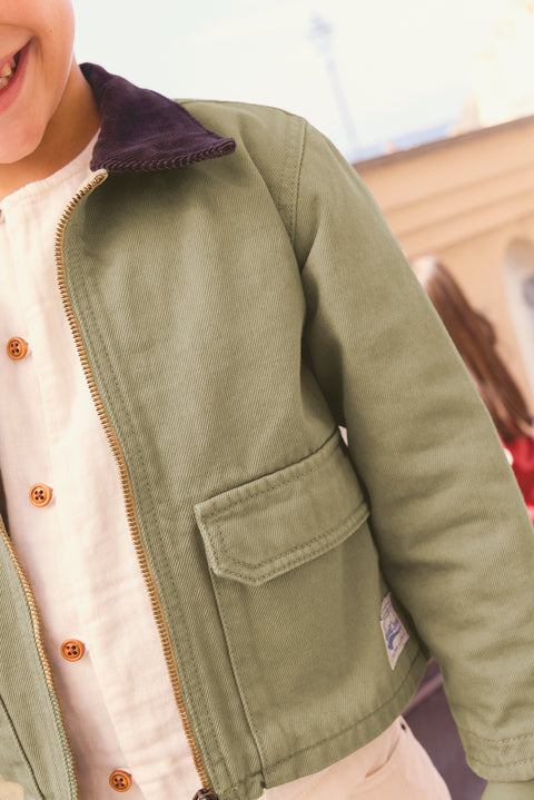 Blouson - Larry kaki kayak - Image principale