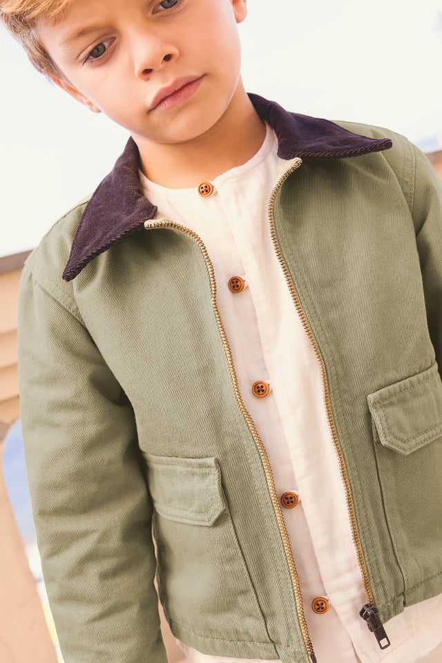 Blouson - Larry kaki kayak - Image principale