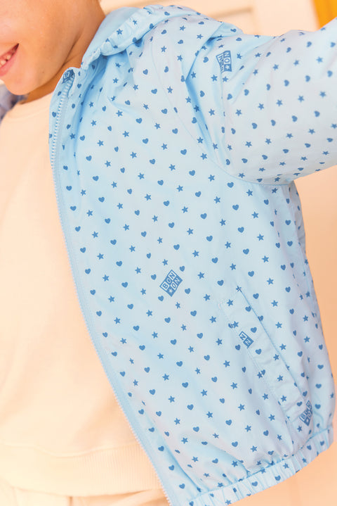 Veste - Flotte aqua imprimé étoiles Bonton - Image principale