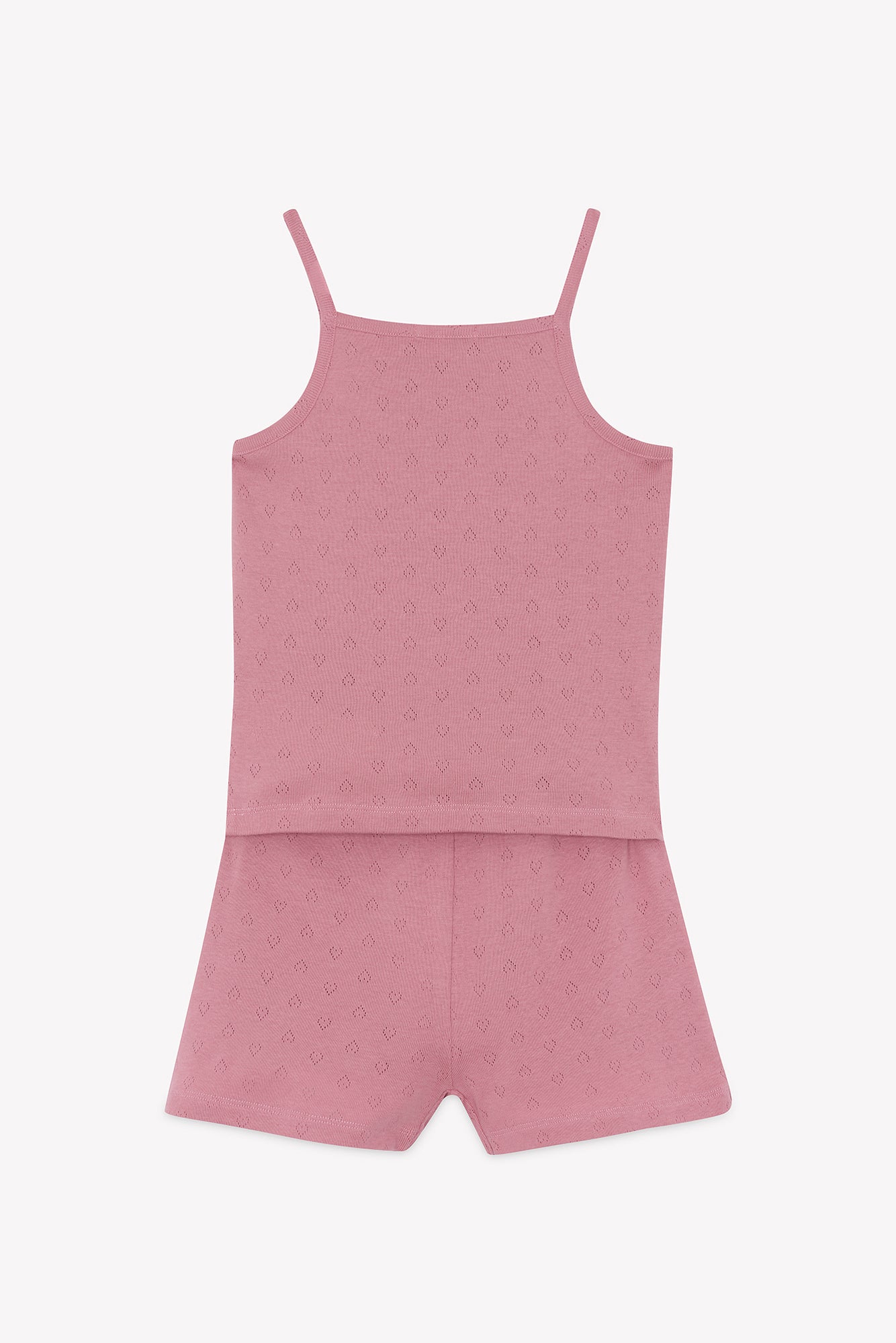 Pyjama 2 pièces - Rose charmant court