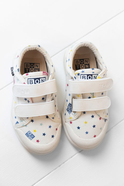 Baskets - Izy scrath écru bonton - Image principale