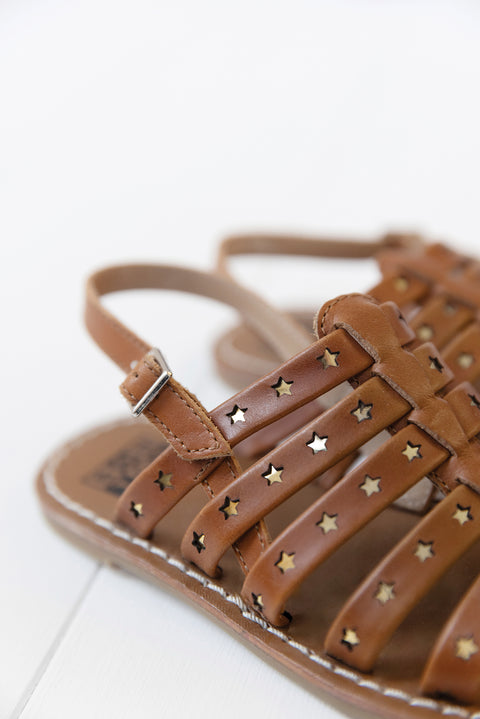 Sandals - Sandy Spart cognac - Image principale