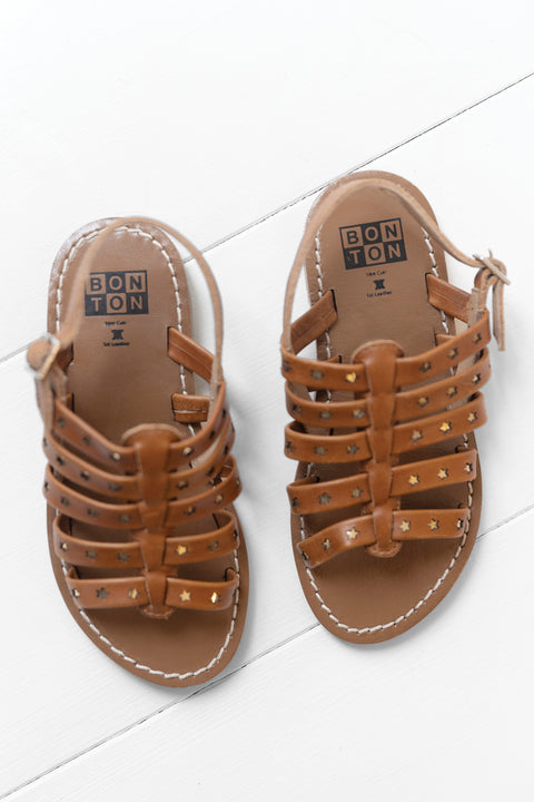 Sandals - Sandy Spart cognac - Image principale