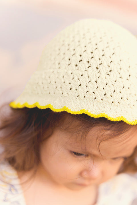 Bob - Crochet écru bonton - Image principale