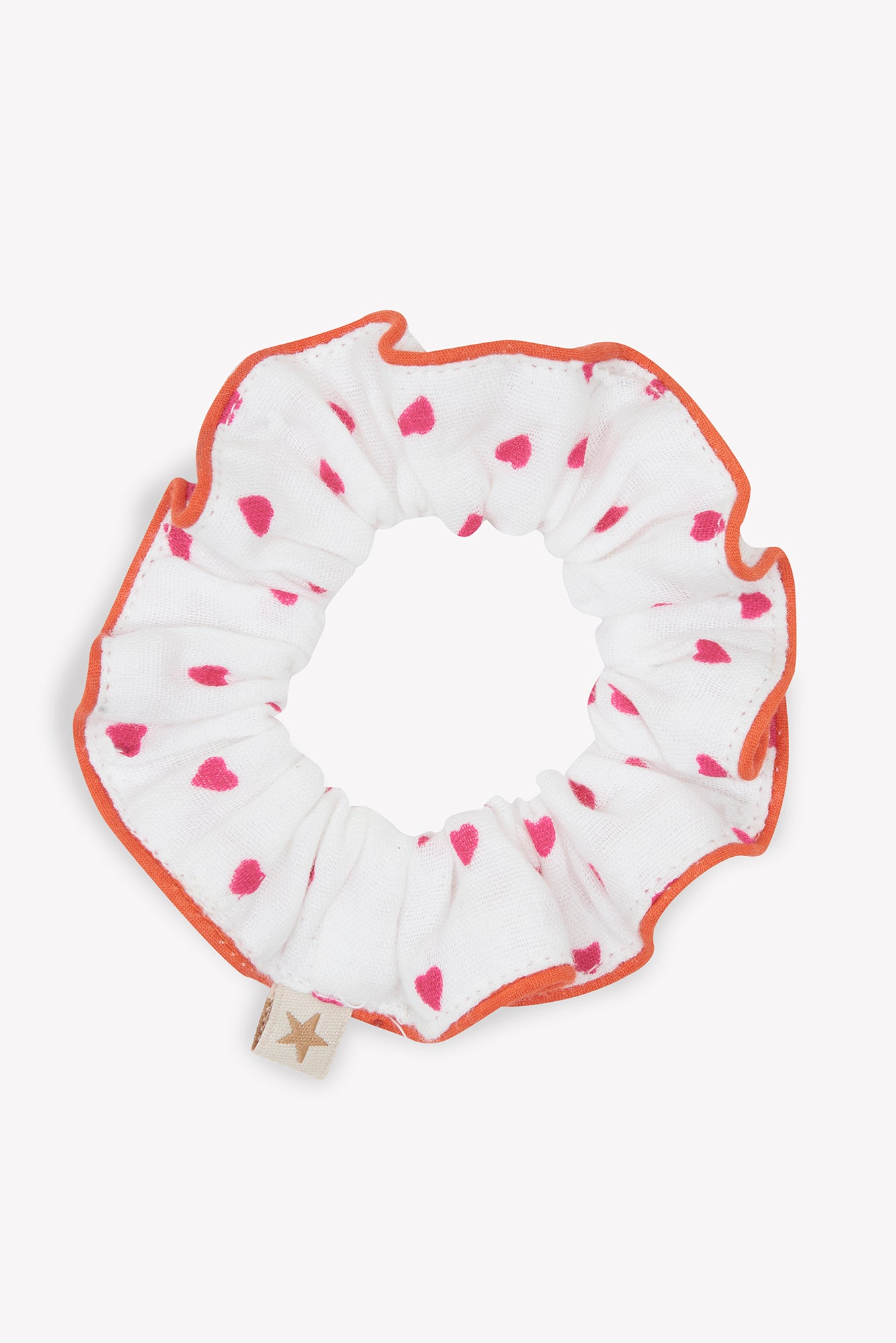 Set of 2 scrunchies - Ecru bonton