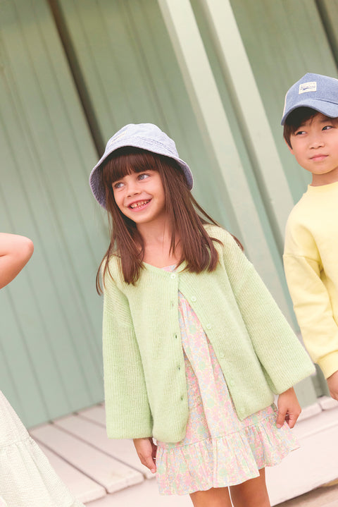 Cardigan - Lizbeth mint water Knitwearsided - Image principale