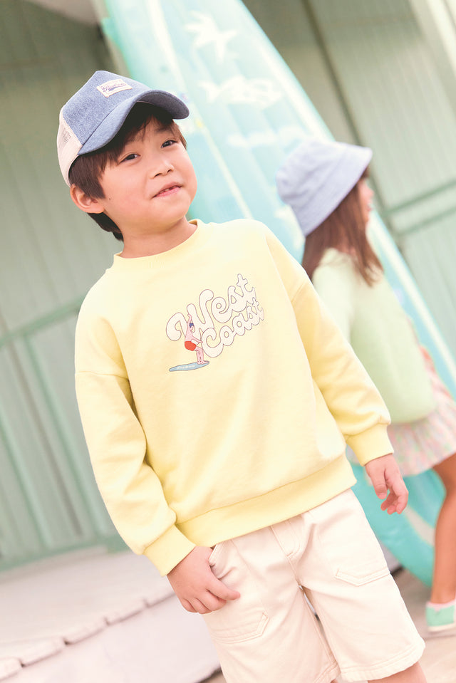 Sweat - Lame limonade imprimé "west coast" - Image principale