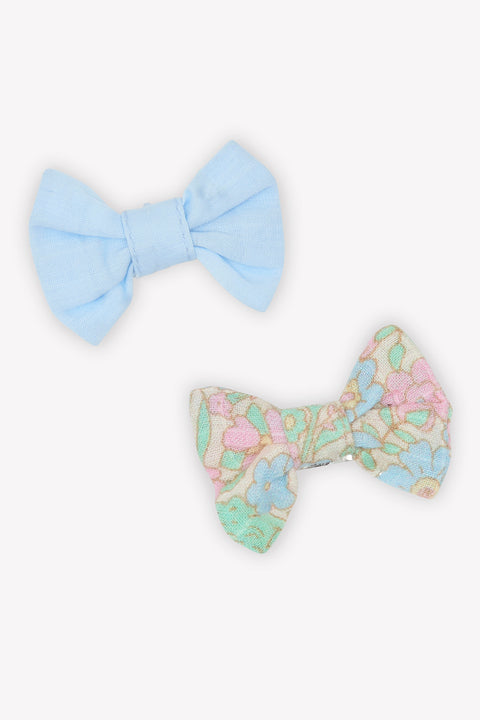 Set of 2 barrettes - Vintage flower - Image principale