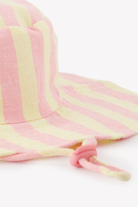 Bob - Rayures transat jaune et rose - Image principale