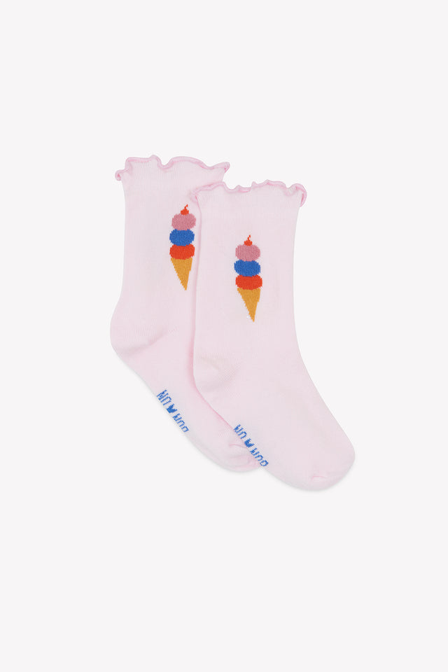Chaussettes - Rose gelato illustration glace - Image principale