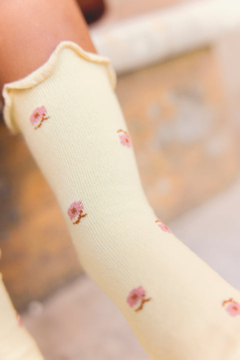 Chaussettes - Ecru bonton - Image principale