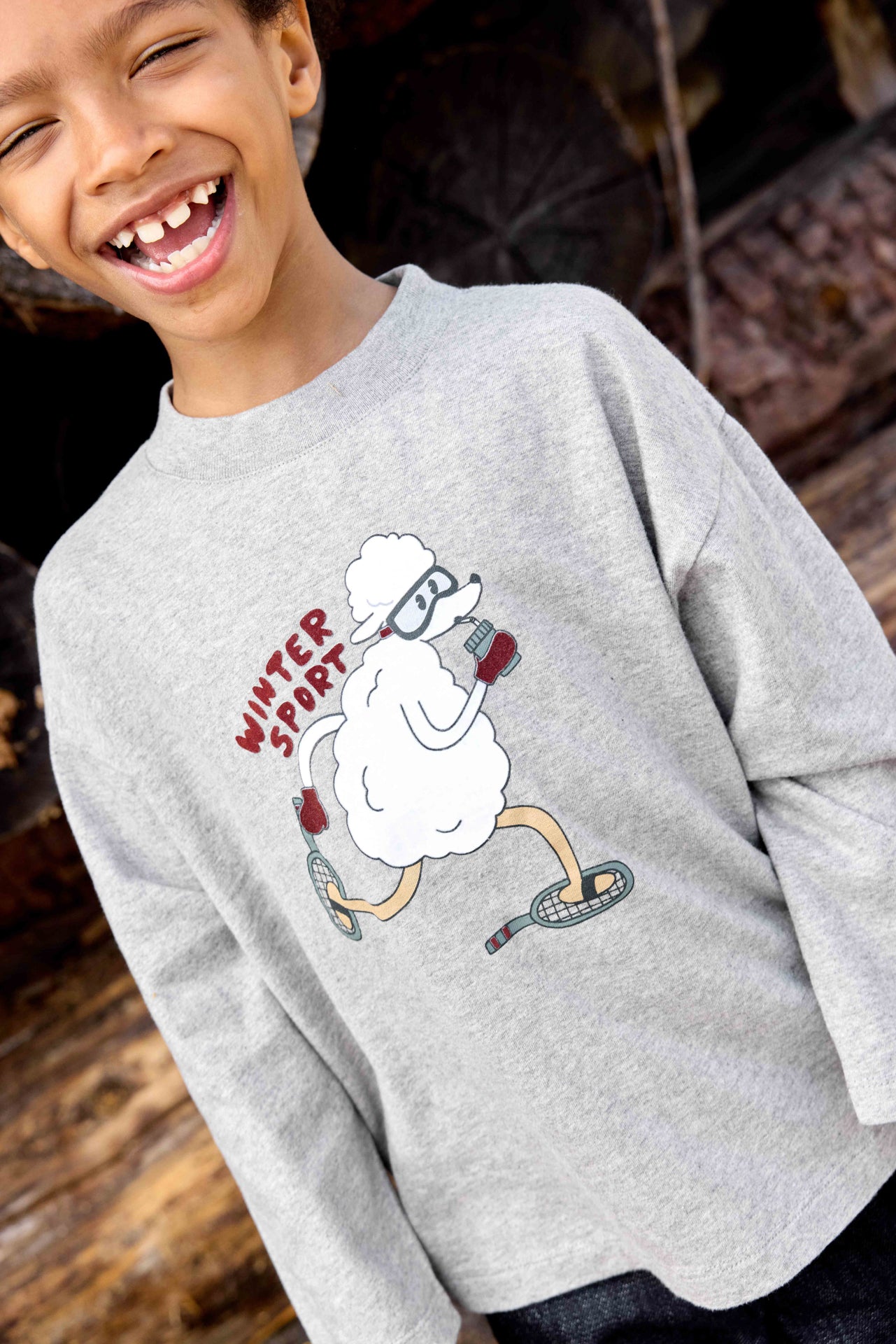 T -shirt - Laurel Winter Grey China