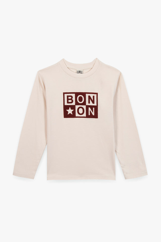 T-shirt - Taxo Logo Ecru Bonton - Image principale