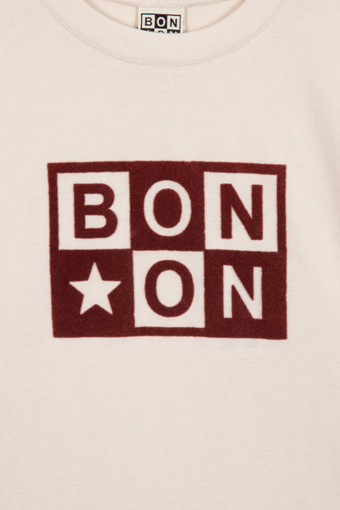 T-shirt - Taxo Logo Ecru Bonton - Image principale