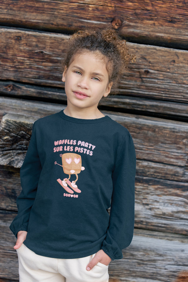 T -shirt - Titty Waffle Blue Lake - Image principale