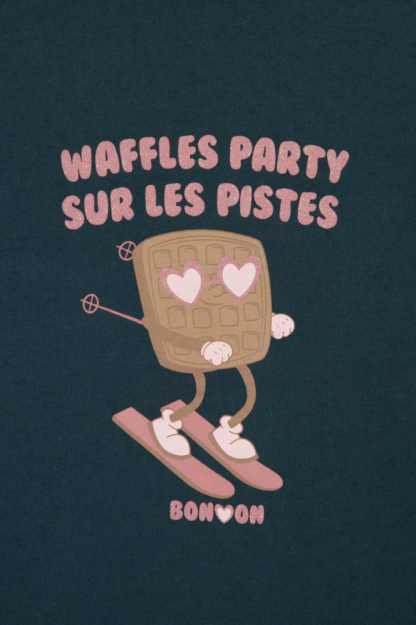 T -shirt - Titty Waffle Blue Lake
