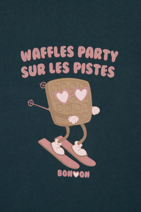 T -shirt - Titty Waffle Blue Lake - Image principale