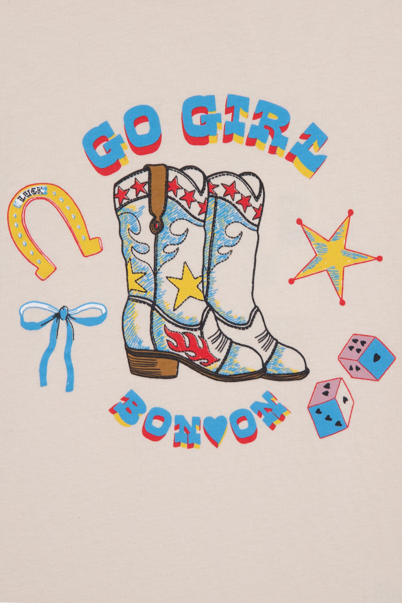 T -shirt - Titty Go Girl Mouton